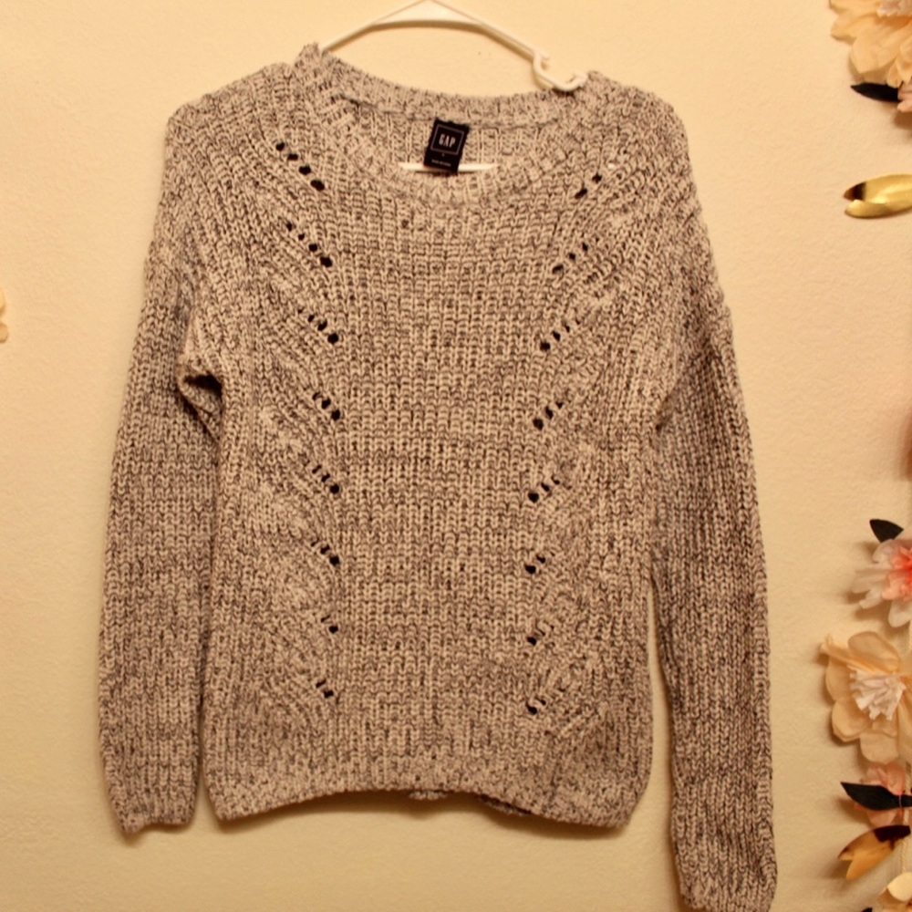 Gap Knit Women’s Gray Winter Sweater, Small